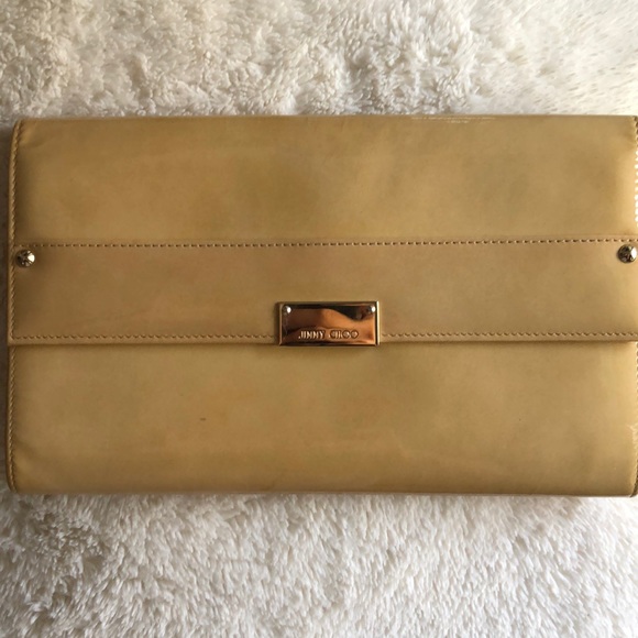 Jimmy Choo Handbags - Jimmy Choo patent leather clutch